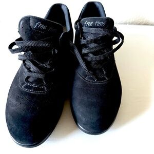 SAS Women's Black Lace-Up Sneakers